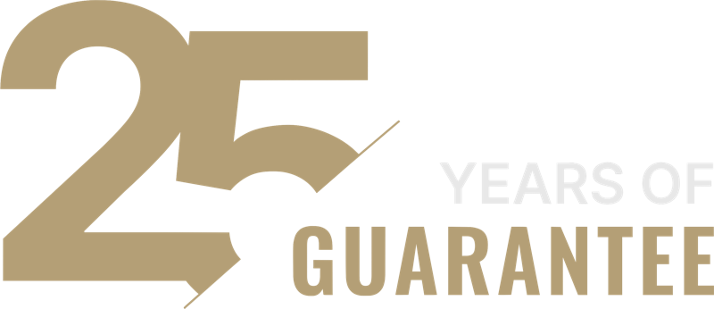 25 Jahre Garantie